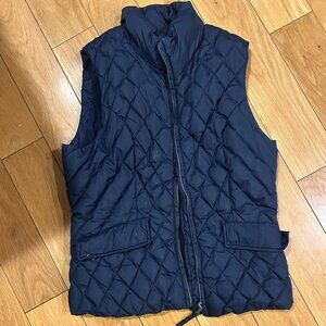Tommy Hilfiger Navy Women's Puffer Vest - Size Small